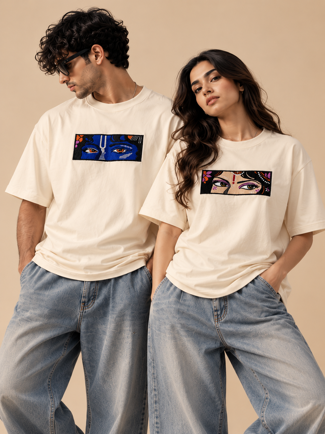 RADHA-KRISHNA COUPLE TEE Alternate